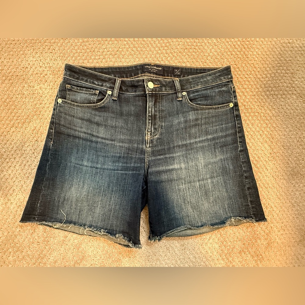 Lucky Brand Dark Blue Jean Shorts